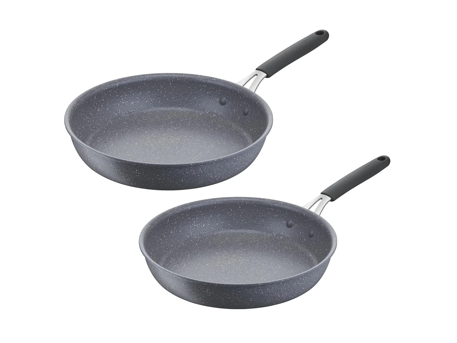 Lagostina Tempra Mineral Set de 2 Poêles Antiadhésives 24/28 Cm Induction