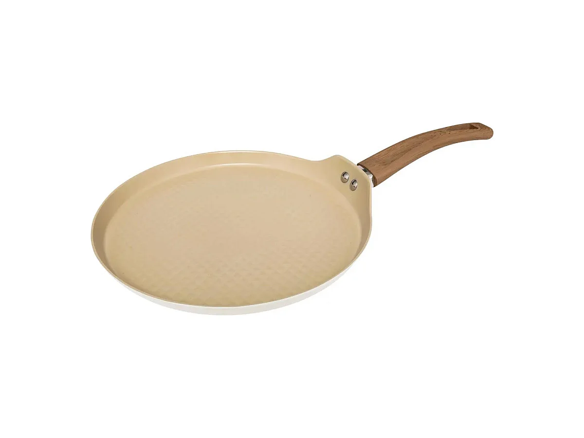 Poêle à Crêpe en Aluminium Forgé "Harmony" 26cm Beige