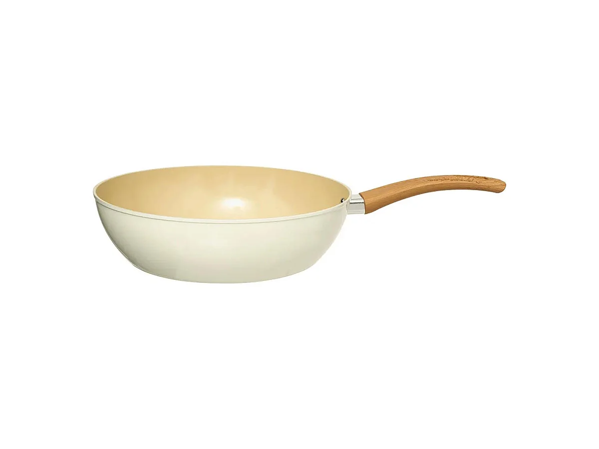 Sauteuse en Aluminium Forgé "Harmony" 28cm Beige
