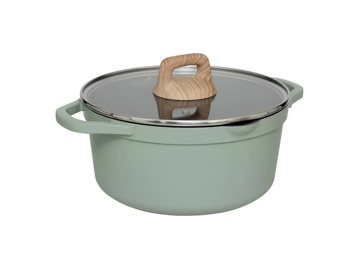 Faitout en Fonte d'Aluminium "Horizon" 24cm Vert