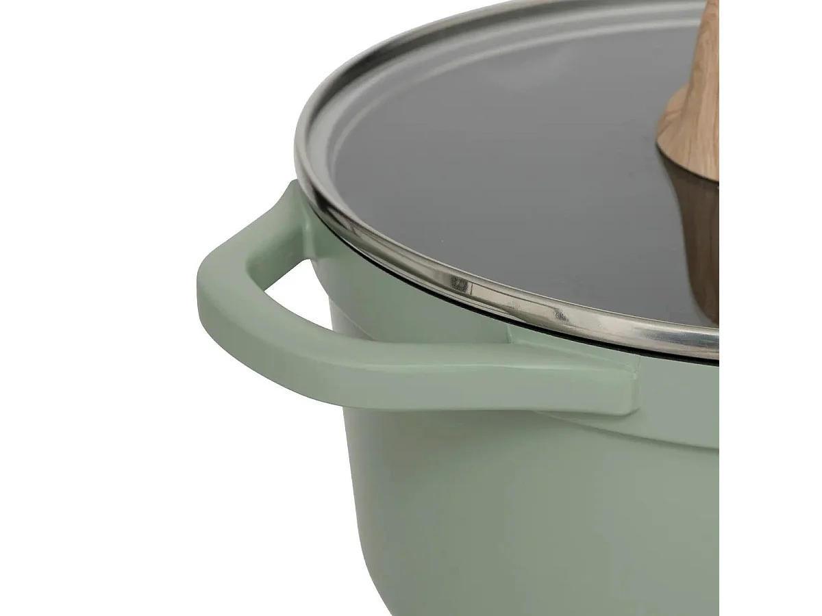 Faitout en Fonte d'Aluminium "Horizon" 24cm Vert