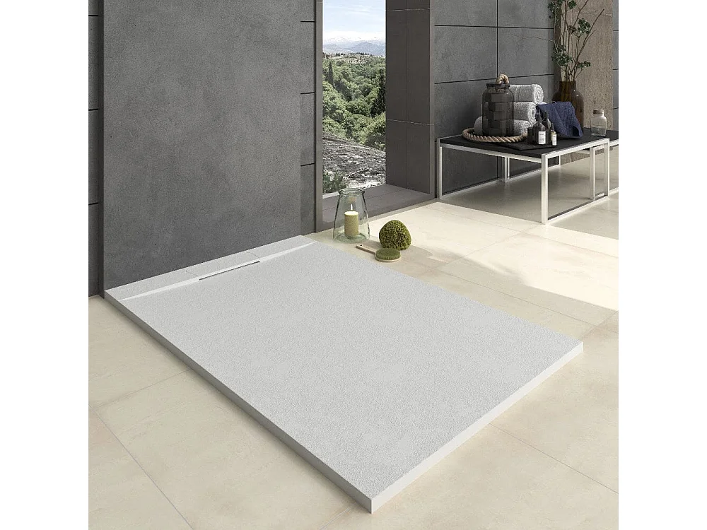 Plato de ducha resina VORTEX blanco  70x100 cm