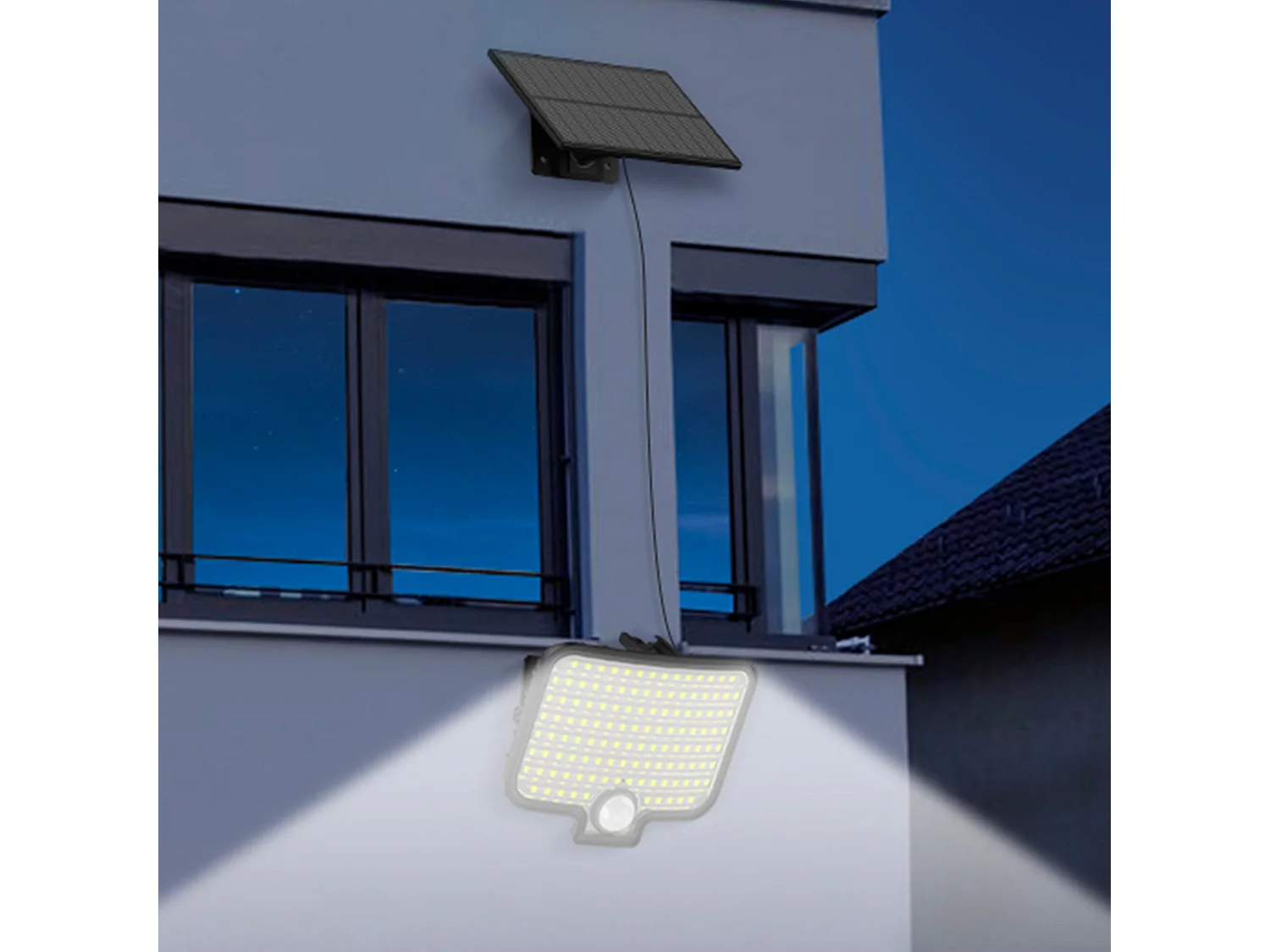 2 Projecteurs solaires sensor BRIGHTLY 550LM