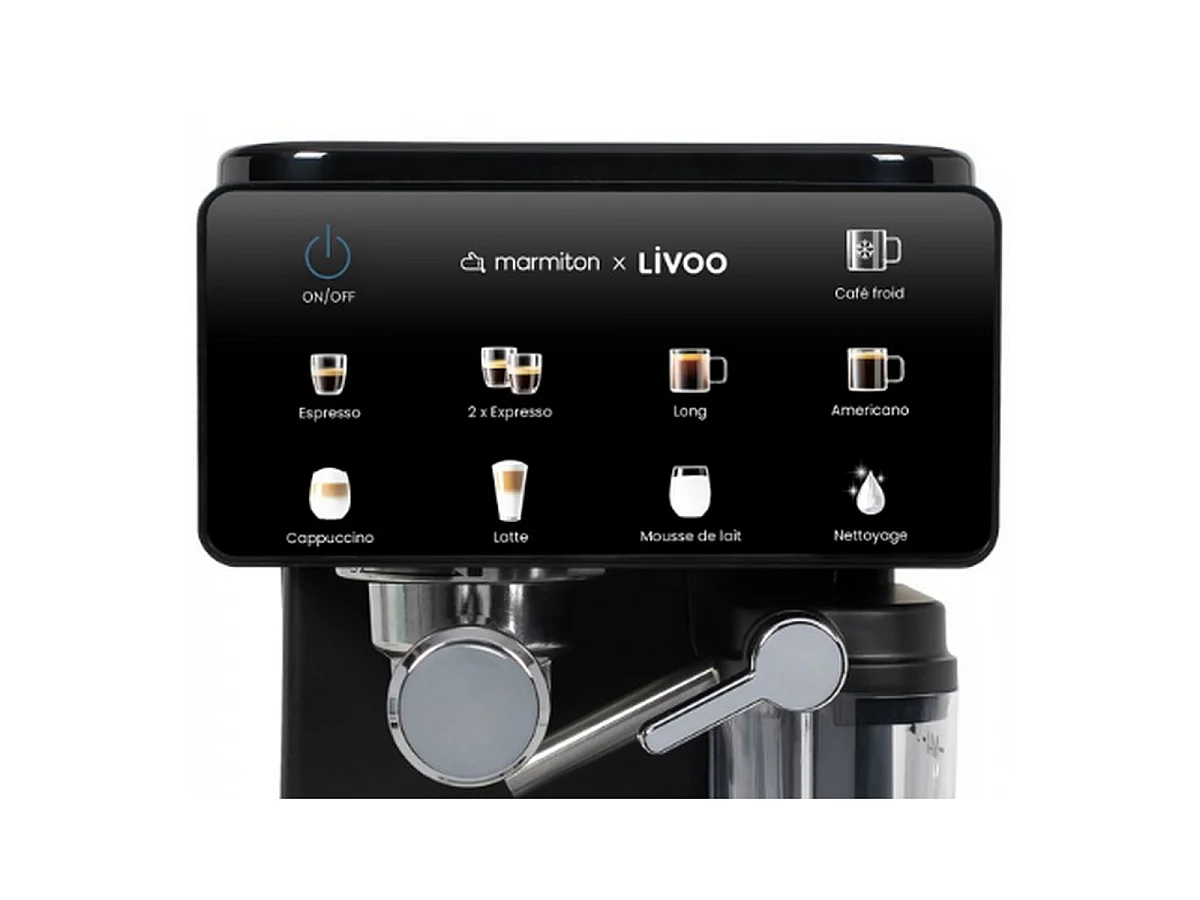 Livoo Machine à expresso 20 bars noir - DOD222CO