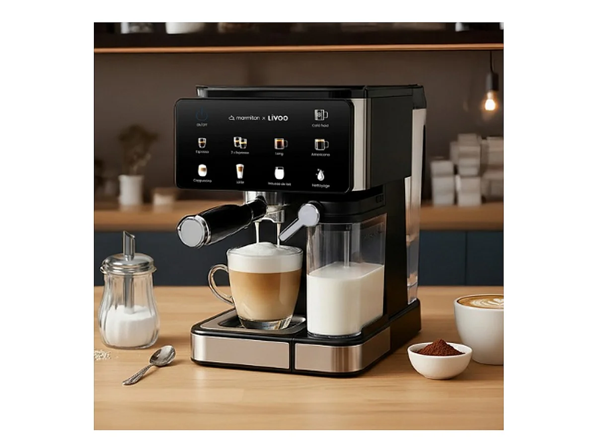 Livoo Machine à expresso 20 bars noir - DOD222CO