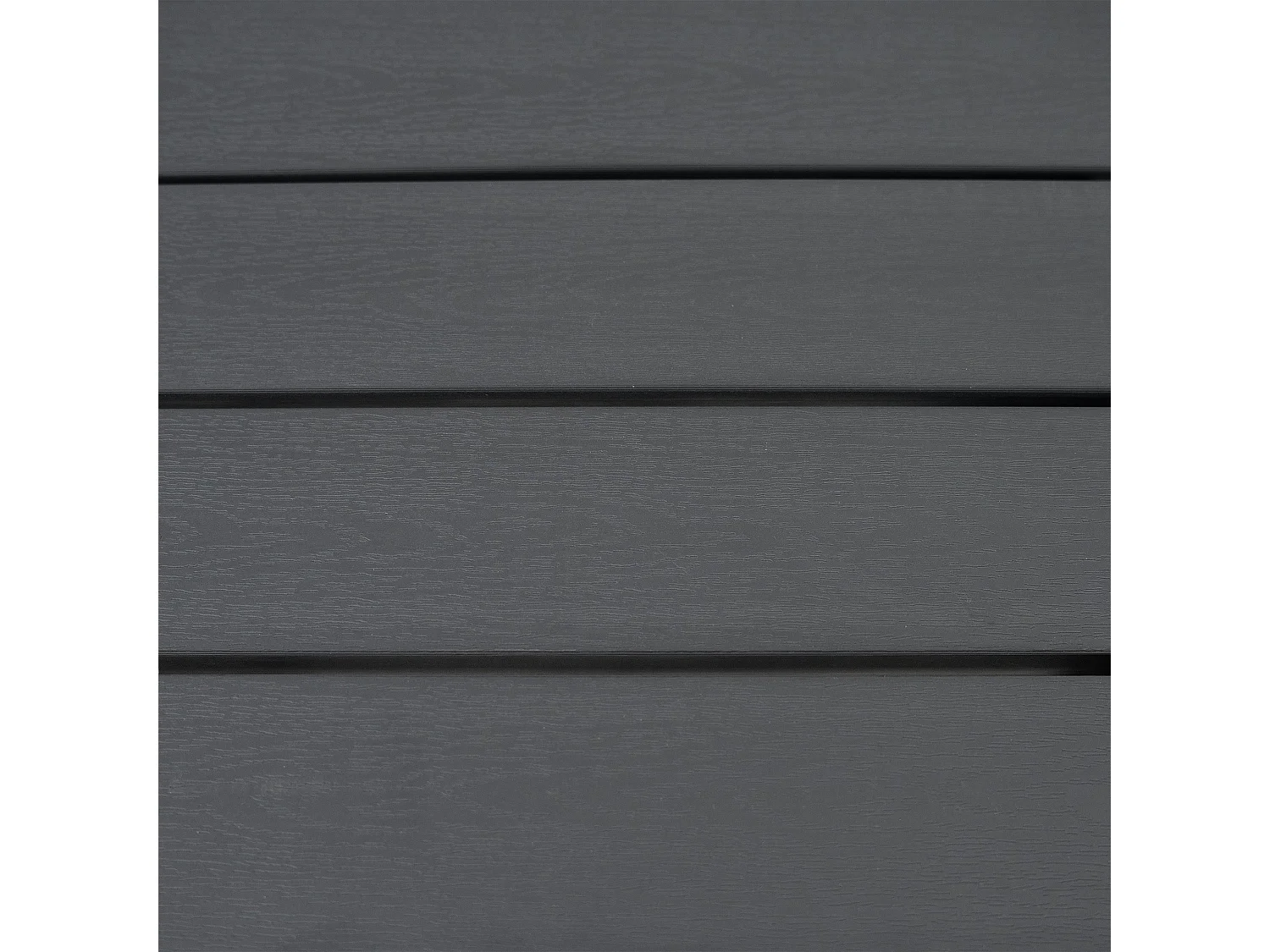 Ensemble Salon de Jardin Coin en Rotin Noir & Table en Bois Composite