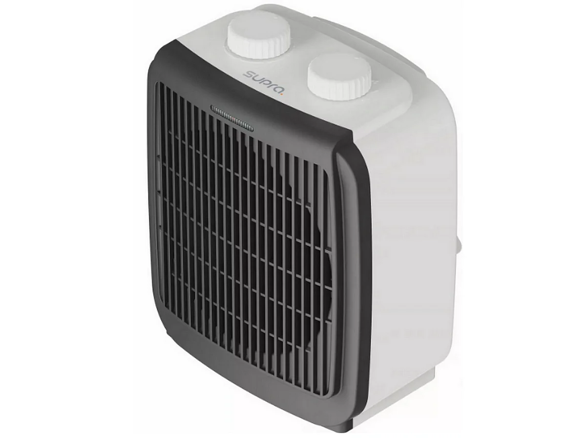 Supra SOUFFLEONEO 2000W Heizlüfter - Grau, IP21, 2 Leistungsstufen, Badezimmergeeignet
