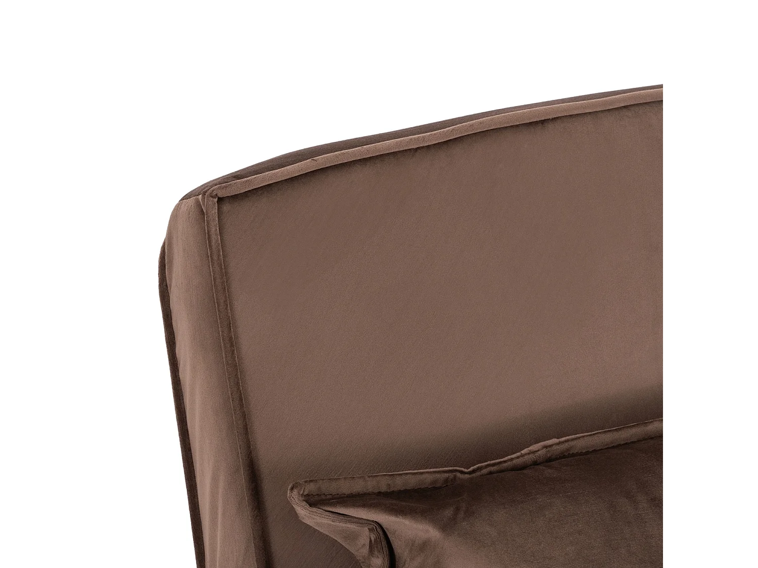 BART Reclining Armchair Velour Marrom
