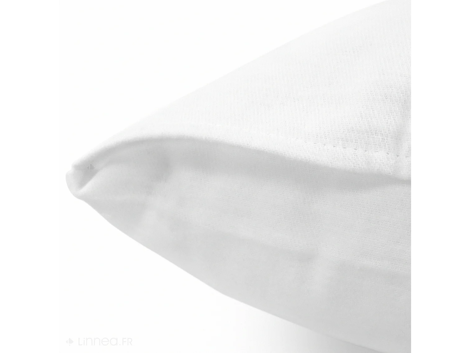 Housse de protection d'oreiller ANTONIN 65x65 cm molleton 220 g/m² absorbant blanc