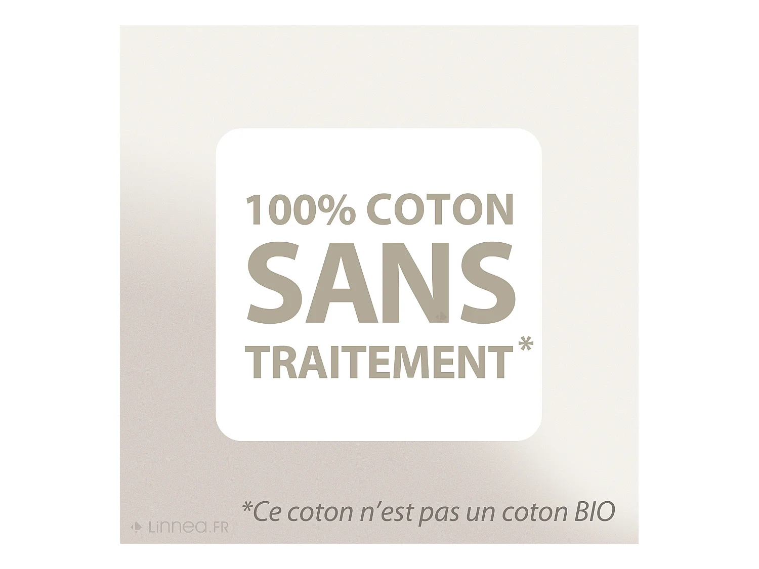 Housse de Protection d'oreiller 60x60 cm coton gratté 2 faces environ 220g/m² AUBIN