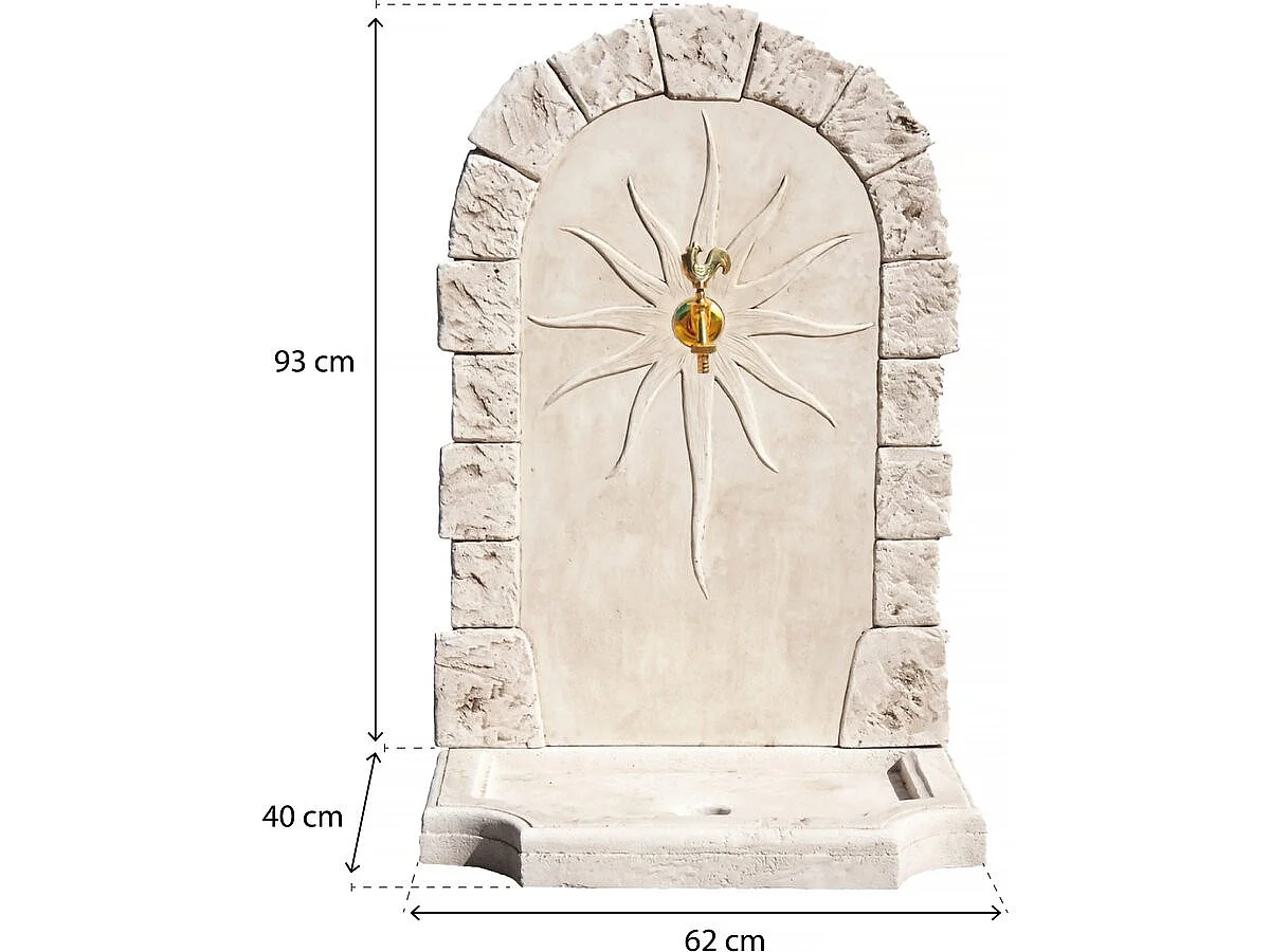 Fontaine "Calypso" - 0.62 x 0.40 x 0.93 m