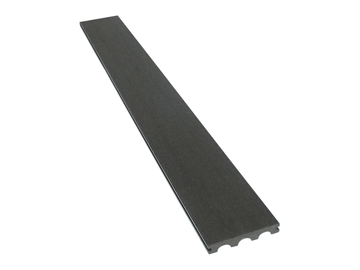 Pack 5m² - Lames de terrasse composite pleines - Gris foncé