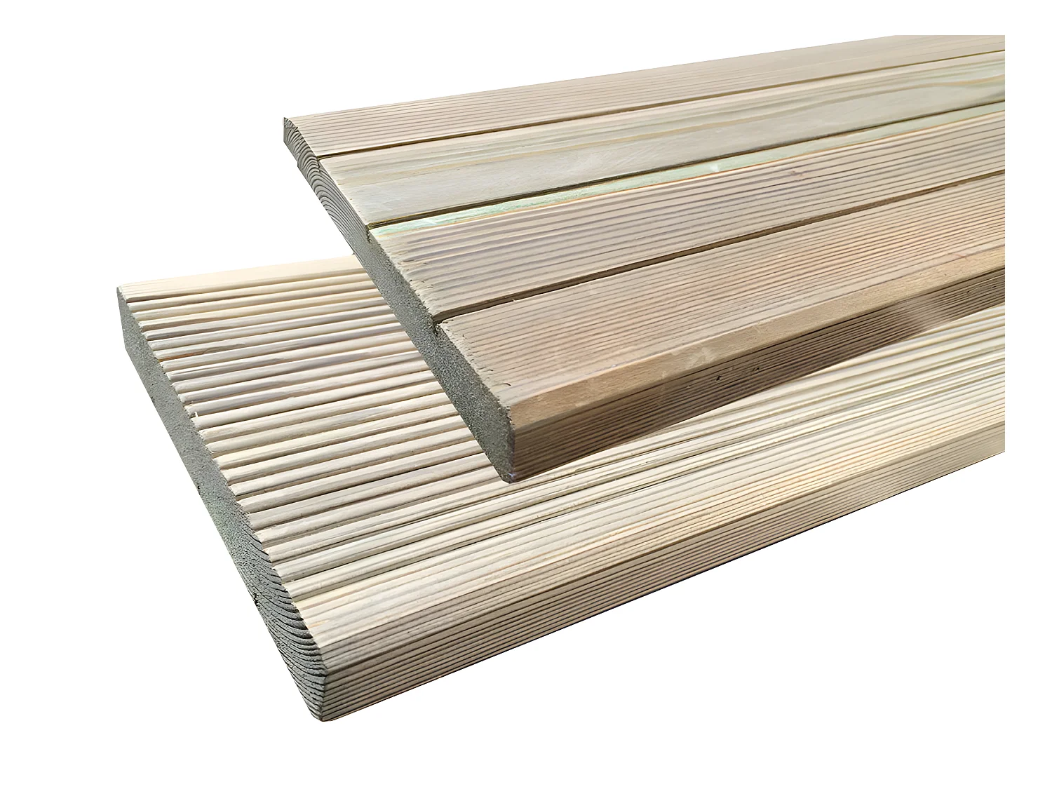 Houten terrasplanken Autoclave - 15,24 m², massieve plank, bruine kleur