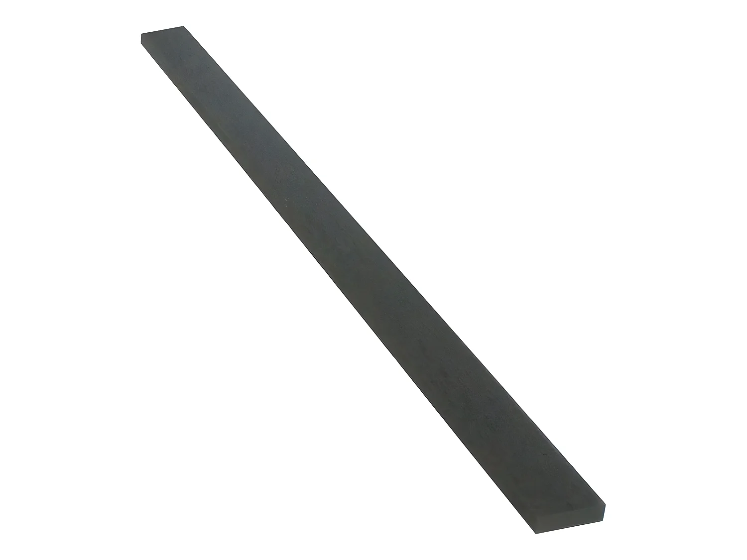 Lot de 2 profilés de finition en composite - Long : 2,4m - Gris foncé