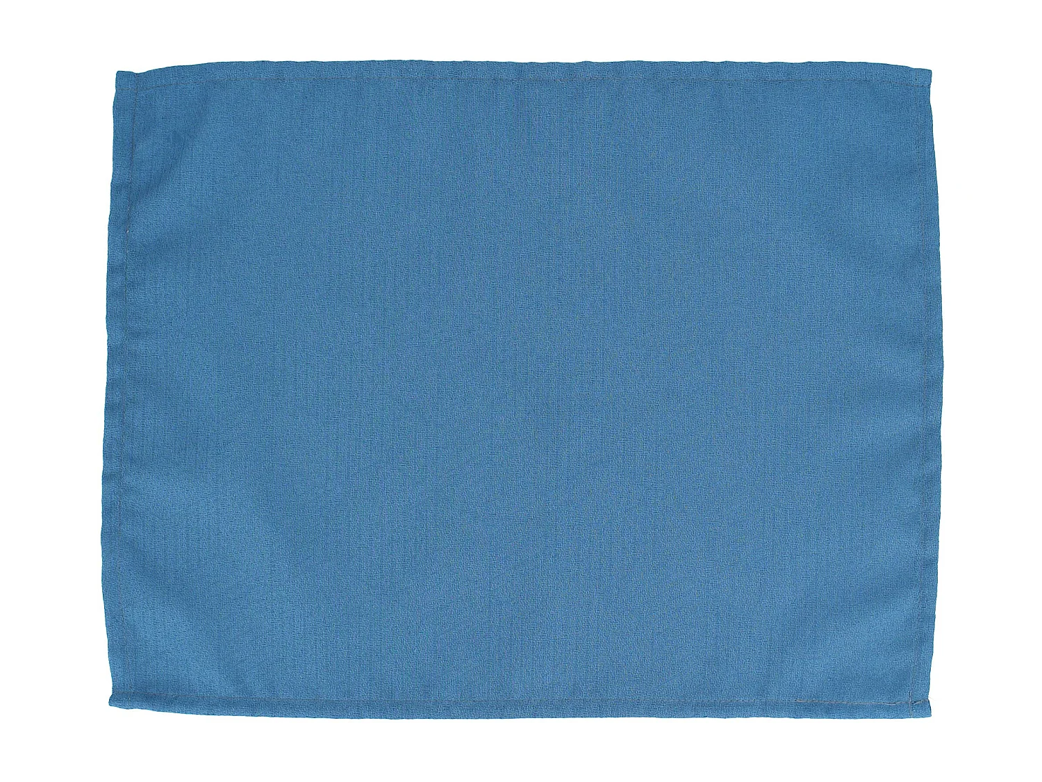 Lot de 2 sets de table 35x45 cm Jacquard coton CUBE bleu Cobalt