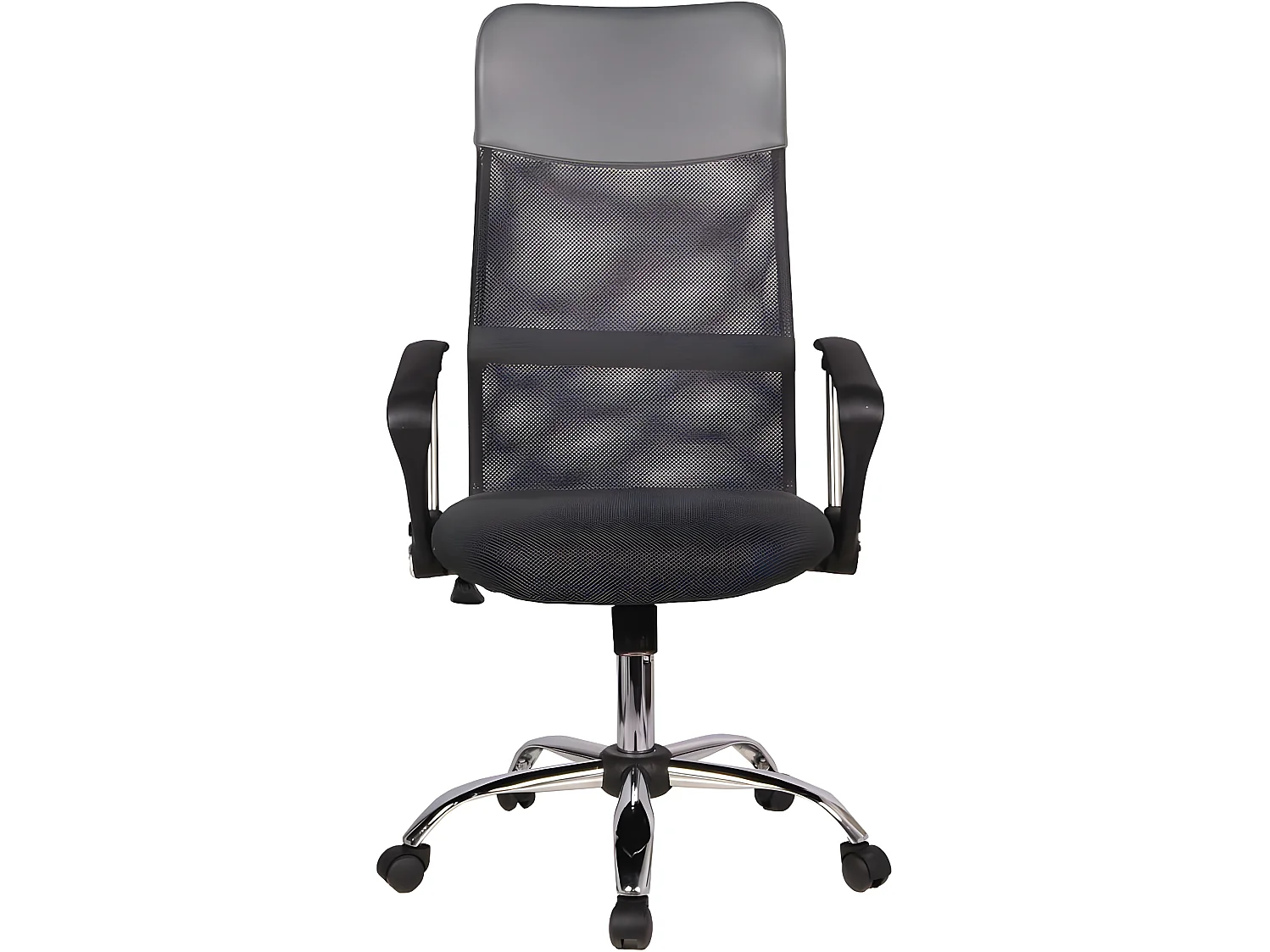 Silla de oficina con ruedas "Tino" - Gris