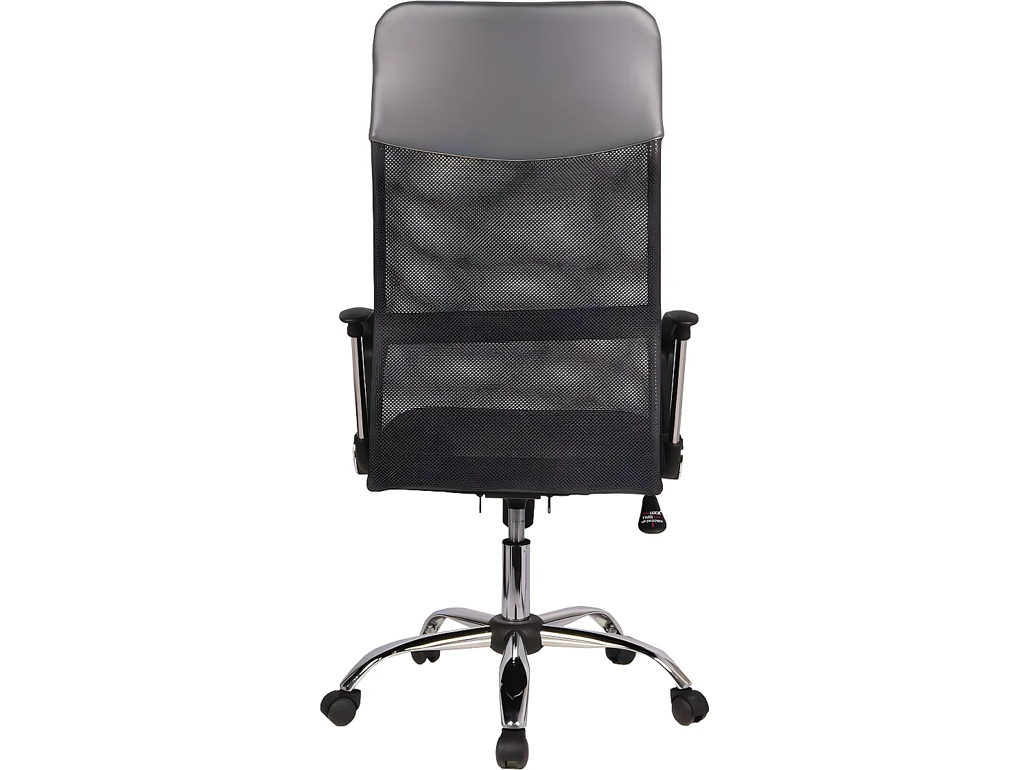 Silla de oficina con ruedas "Tino" - Gris