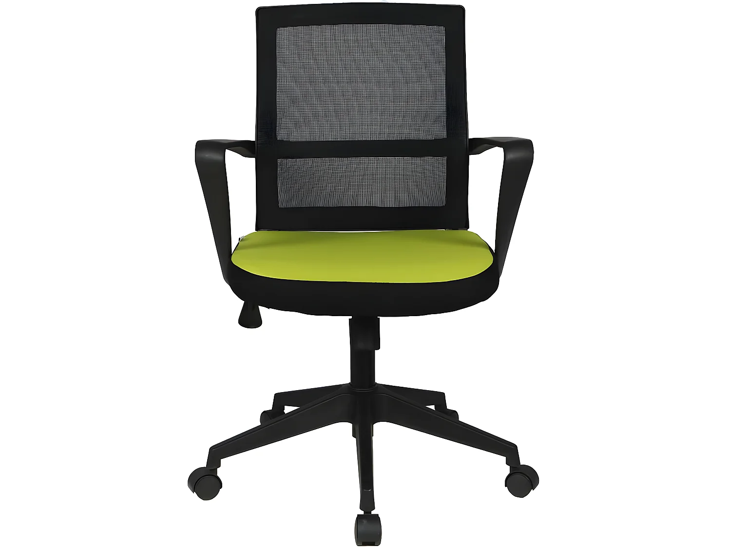 Bureaustoel op wielen "Philippe" groen met verstelbare zithoogte en kantelbare rugleuning