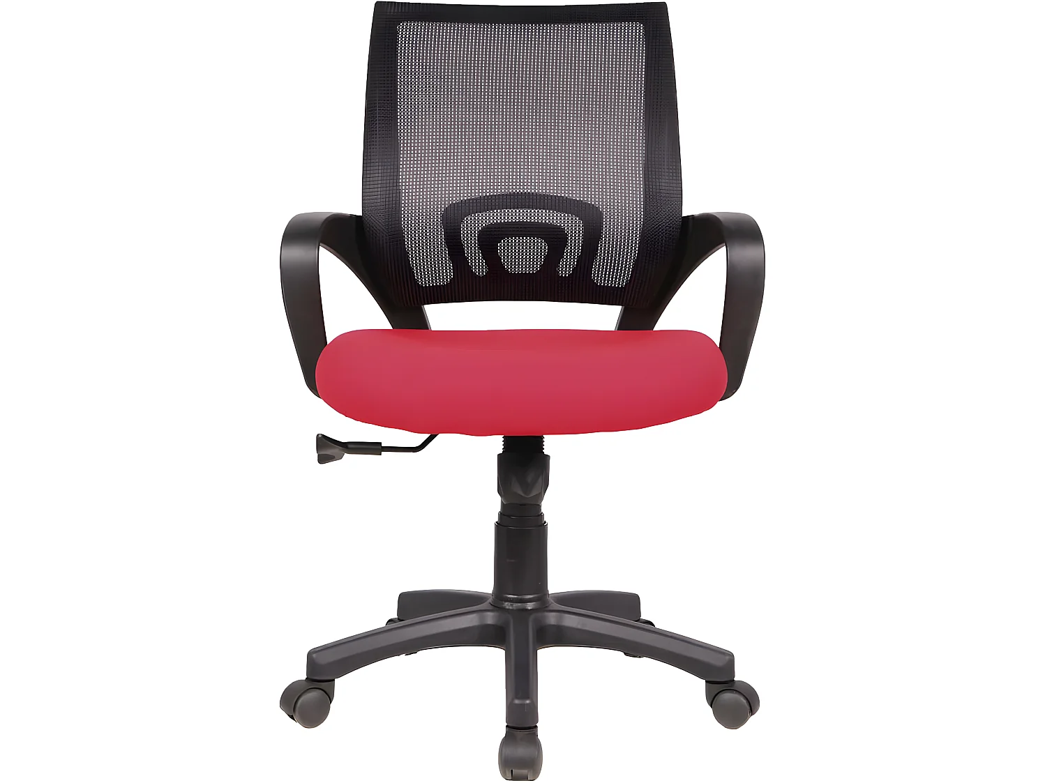 Bürostuhl mit Rollen "Dana" - Schwarz/Rot
