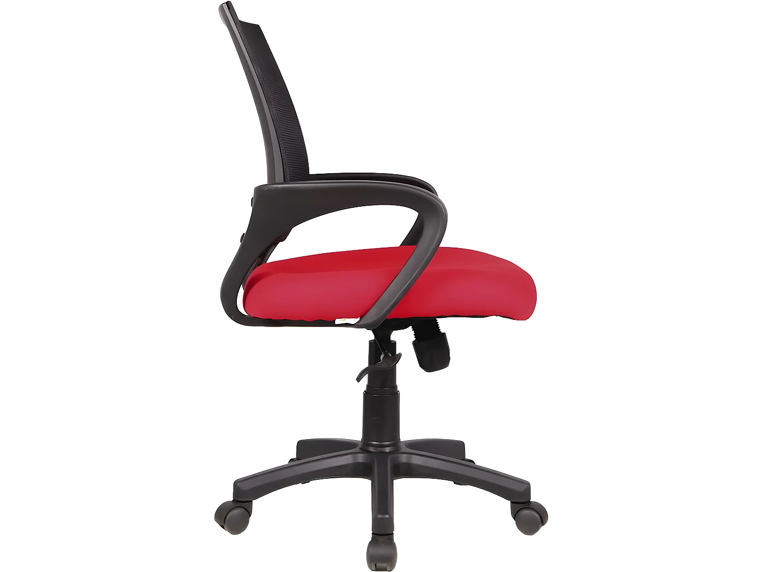 Bürostuhl mit Rollen "Dana" - Schwarz/Rot