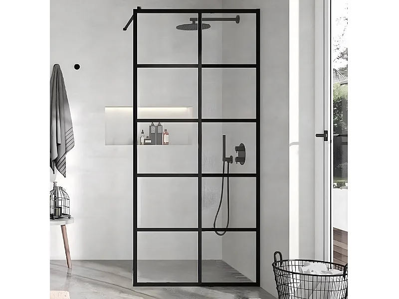 Parete doccia fissa FRESH INDUSTRIAL 90 cm
