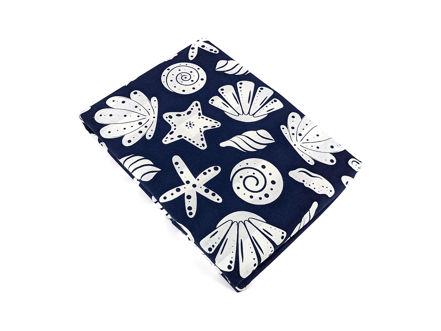 Parure de lit 140x200 cm coton BCI adouci CAPRI Bleu 2 pièces