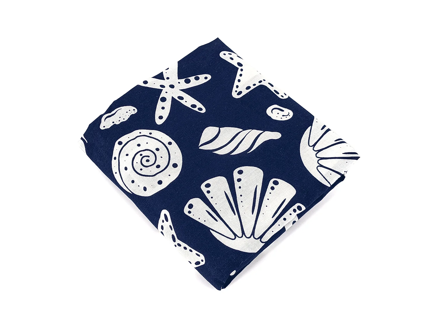 Parure de lit 140x200 cm coton BCI adouci CAPRI Bleu 2 pièces