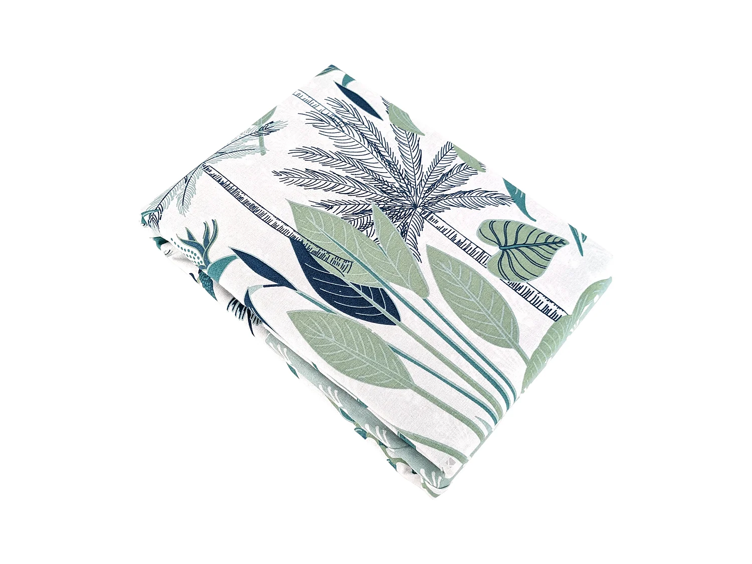 Parure de lit 140x200 cm coton bci adouci ALISCO bleu 2 pièces