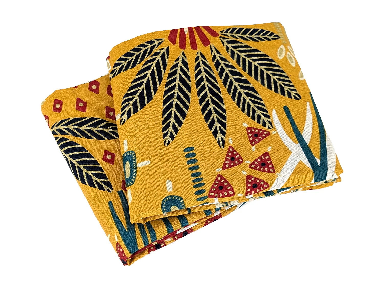 Parure de lit 240x220 cm coton bci adouci COME jaune 3 pièces