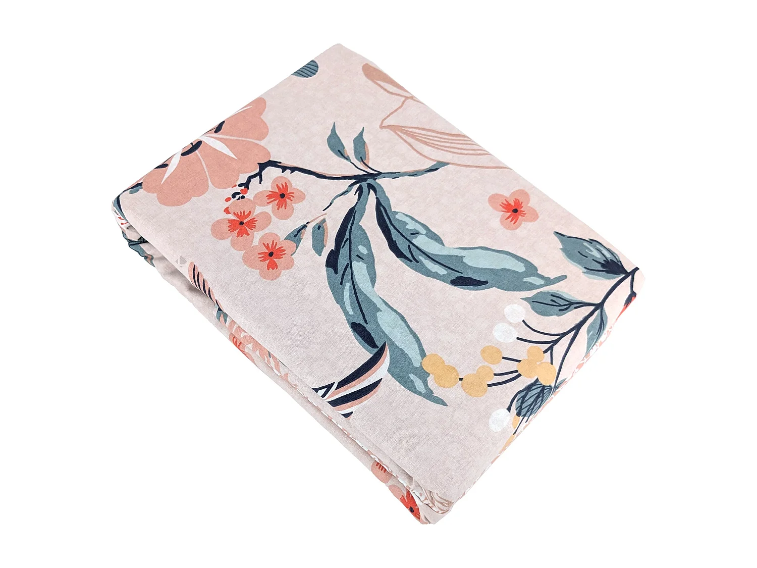 Parure de lit 260x240 cm coton bci adouci PANGA rose 3 pièces