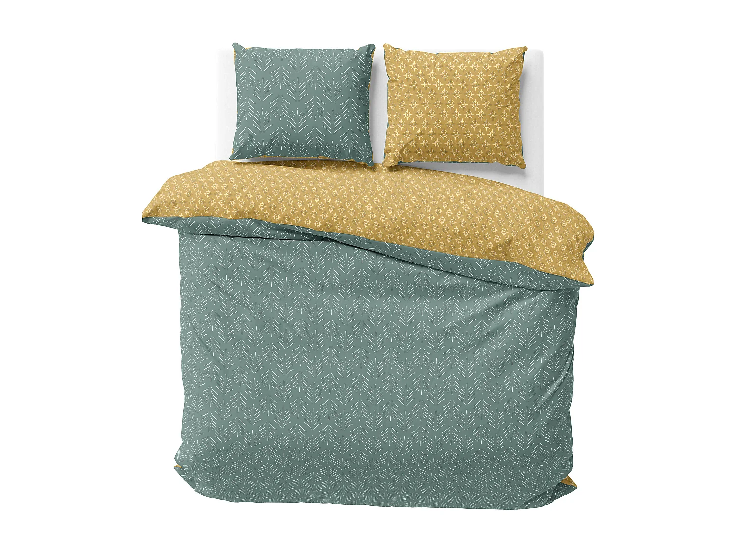 Parure de lit 260x240 cm coton NAÏADE Multicolore