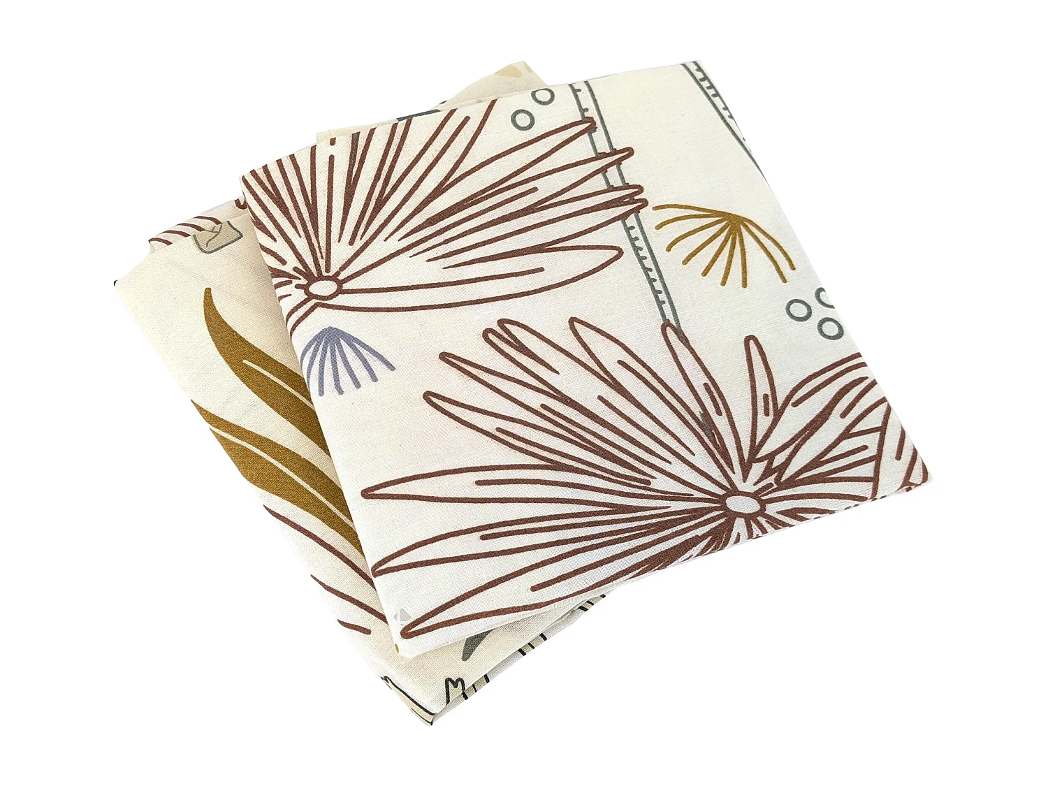 Parure de lit 240x220 cm coton bci adouci TINGUELIE vert 3 pièces