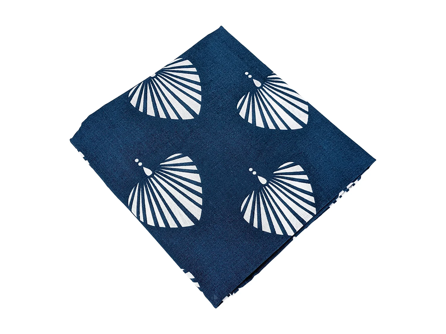 Parure de lit 140x200 cm coton bci adouci FLAVY bleu 2 pièces