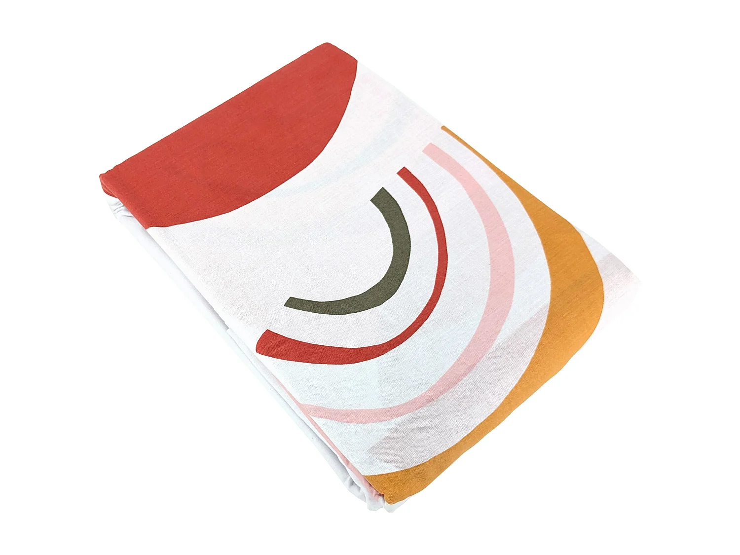 Parure de lit 260x240 cm coton DOME Rose 3 pièces