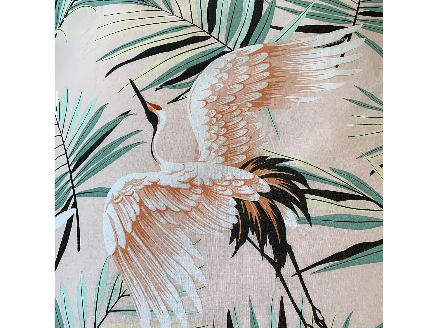 Parure de lit 260x240 cm coton ALEYA Rose