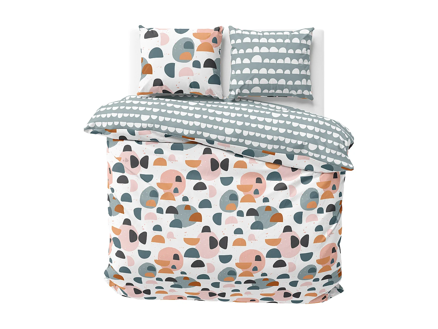 Parure de lit 260x240 cm coton PONTINO Multicolore