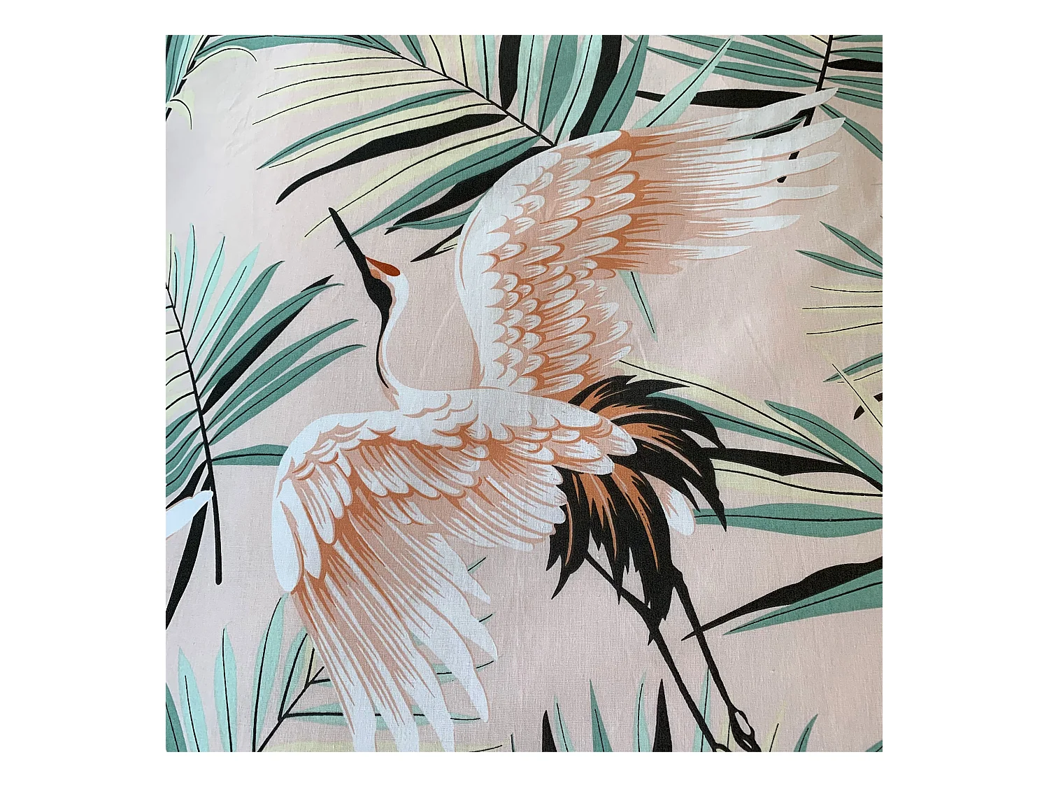 Parure de lit 240x220 cm coton ALEYA Rose