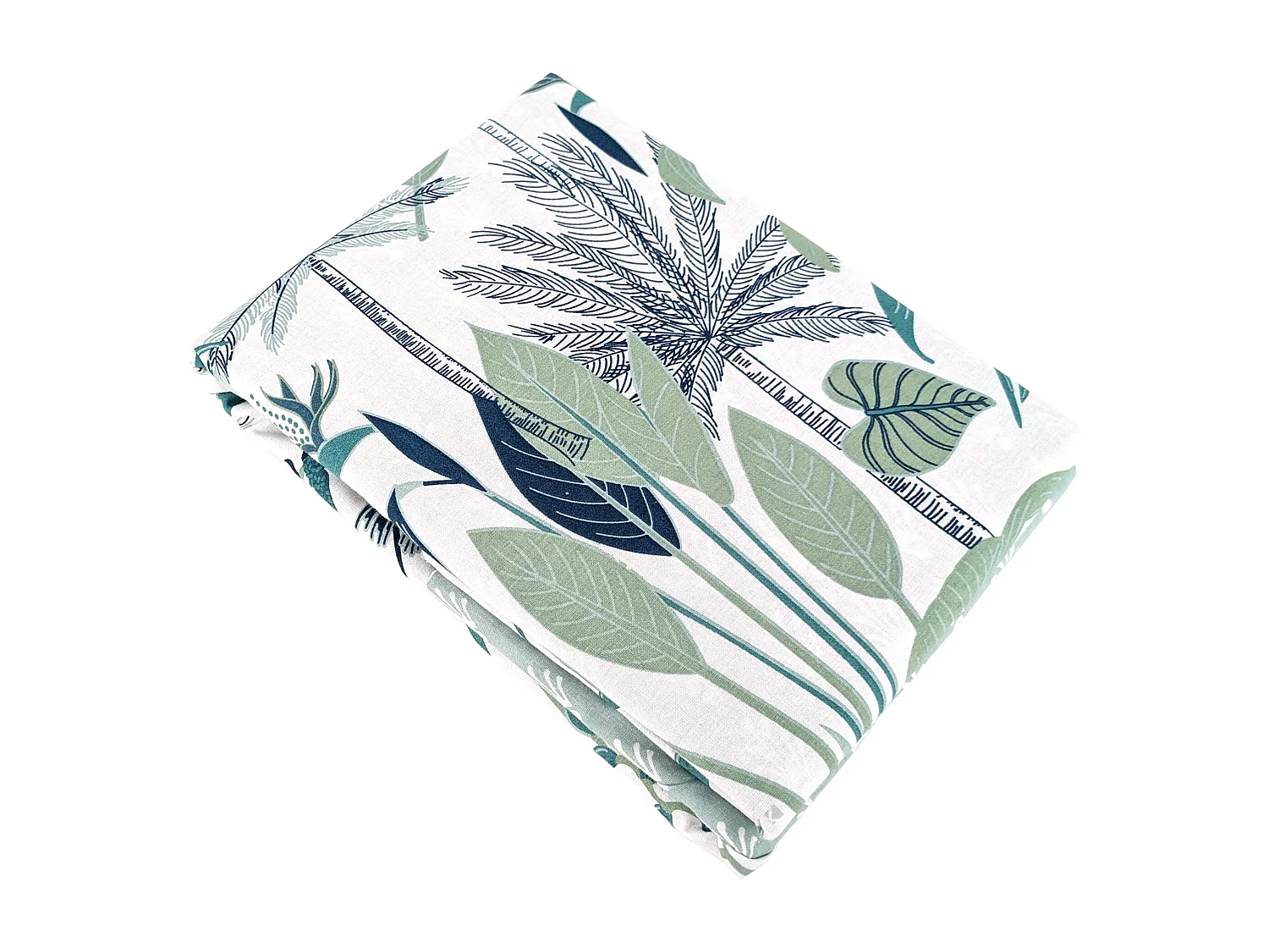 Parure de lit 240x220 cm coton bci adouci ALISCO bleu 3 pièces