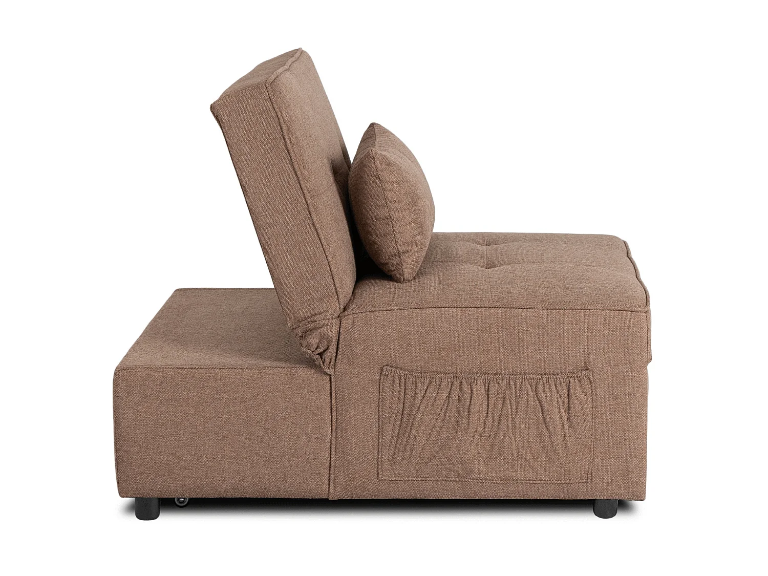 Poltrona reclinável lounge IBERIS 80 cm Marrom