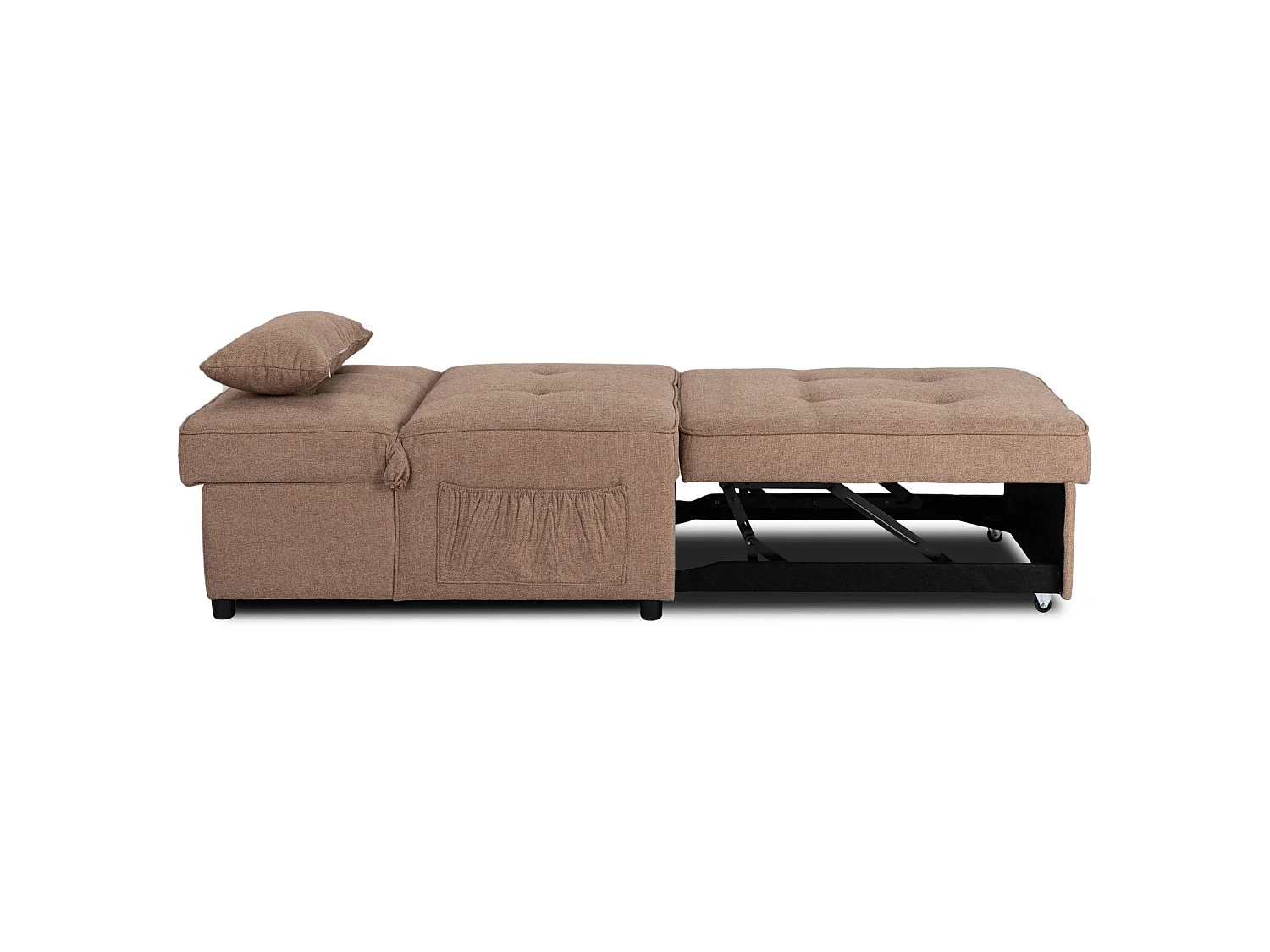 Poltrona reclinável lounge IBERIS 80 cm Marrom