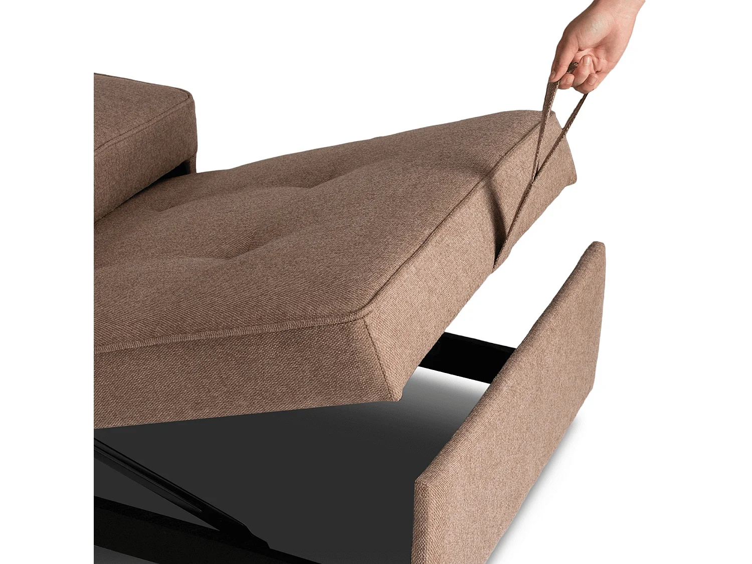 Poltrona reclinável lounge IBERIS 80 cm Marrom