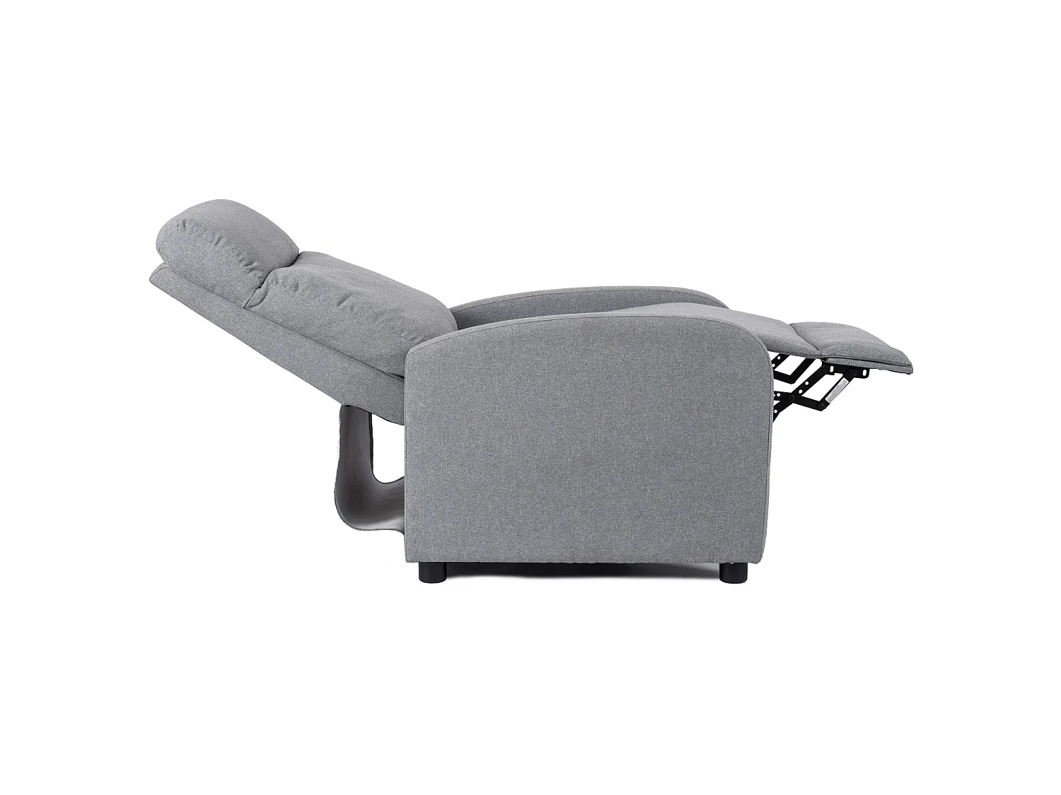 Fauteuil DANNY inclinable dans le salon gris