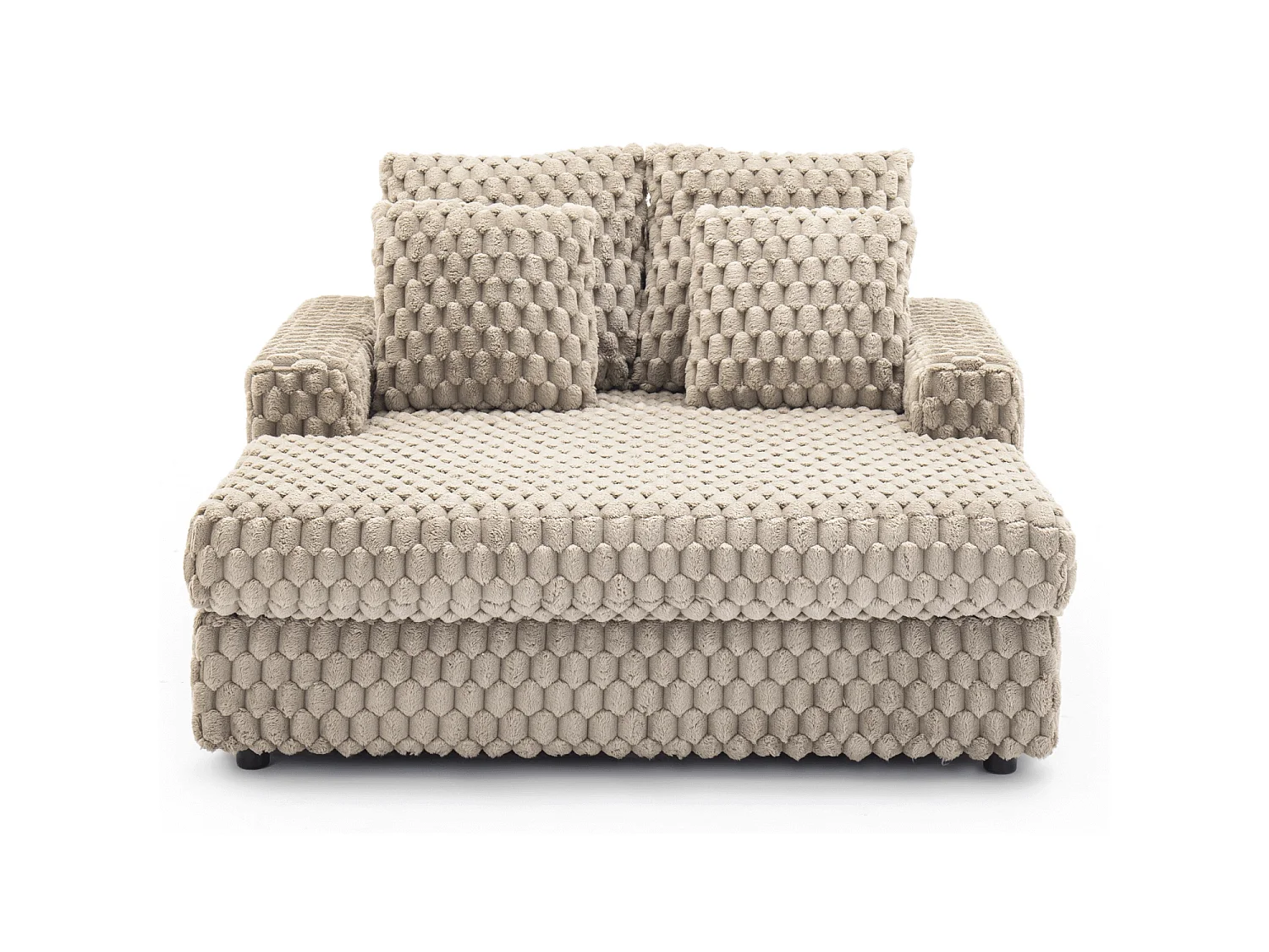 Chaise lounge inclinable KOBEL beige