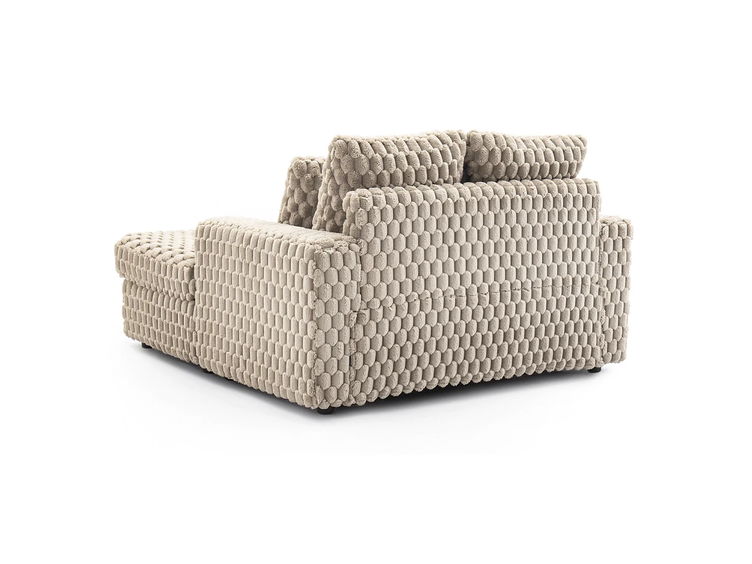 Chaise lounge inclinable KOBEL beige