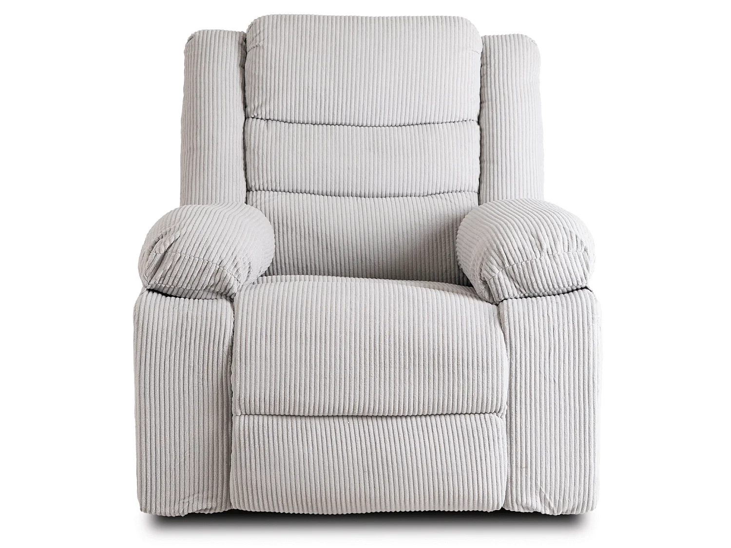 Fauteuil inclinable ARTURO Fauteuil inclinable Fauteuil Reclinable Fauteuil Côtelé Gris