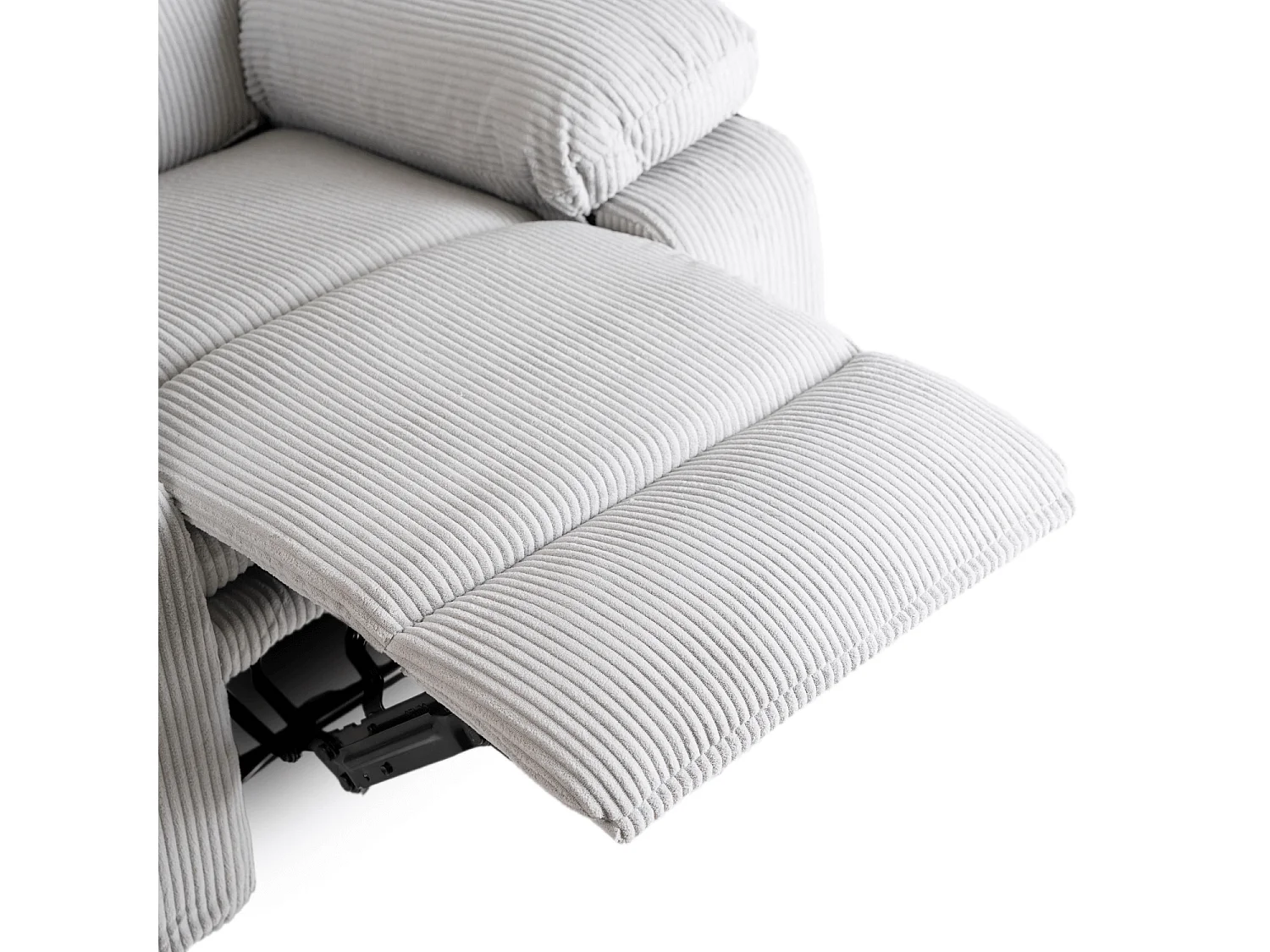 Fauteuil inclinable ARTURO Fauteuil inclinable Fauteuil Reclinable Fauteuil Côtelé Gris