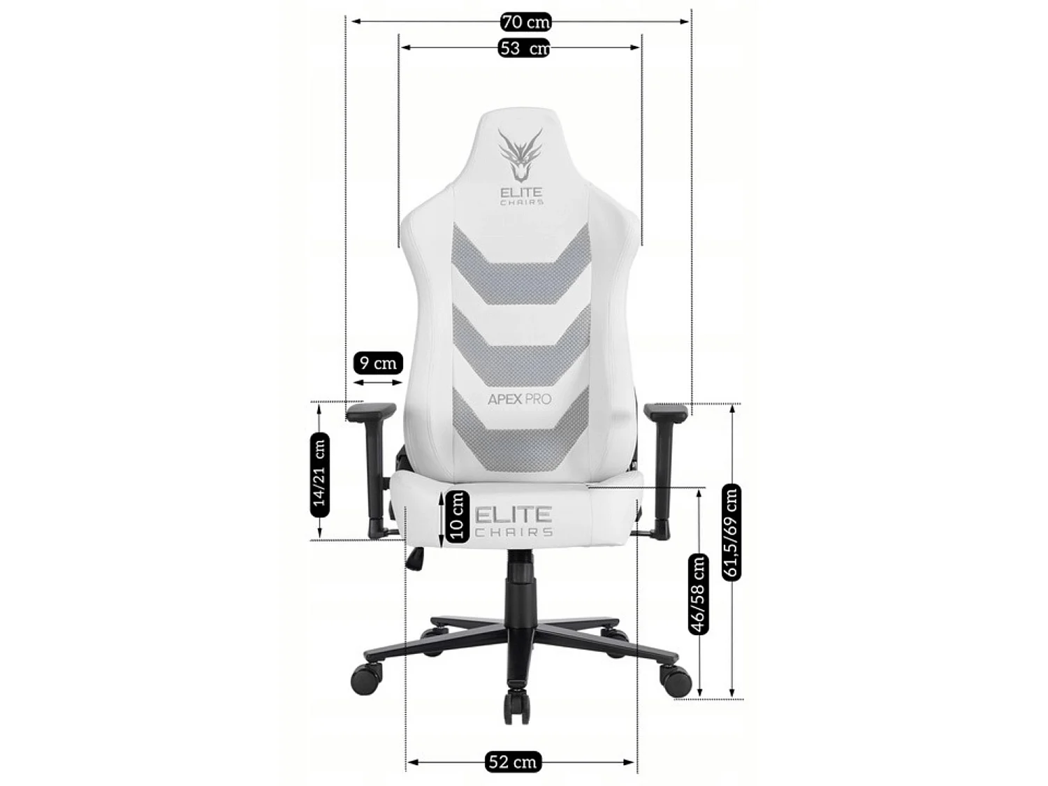 Gaming Draaistoel APEX White