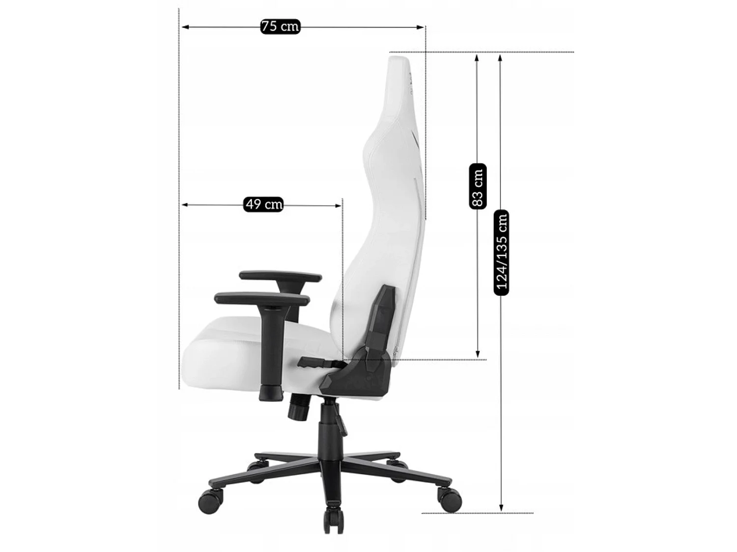 Gaming Draaistoel APEX White