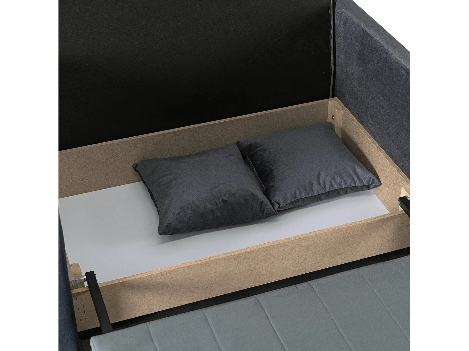 SET 2x Sedia Doppia VERO 2 Grigio