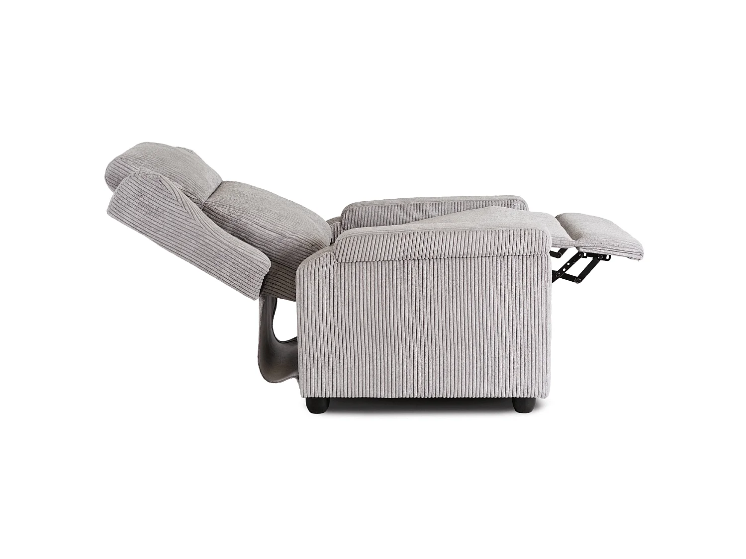 Sofá-Cama Poltrona SPENCER Veludo Cotelê Cinza